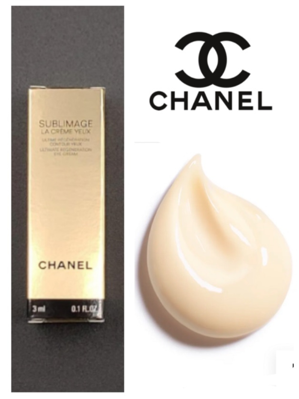 NEW! CHANEL SUBLIMAGE LA CREME Ultimate Skin Regeneration Texture Supreme (3ml)